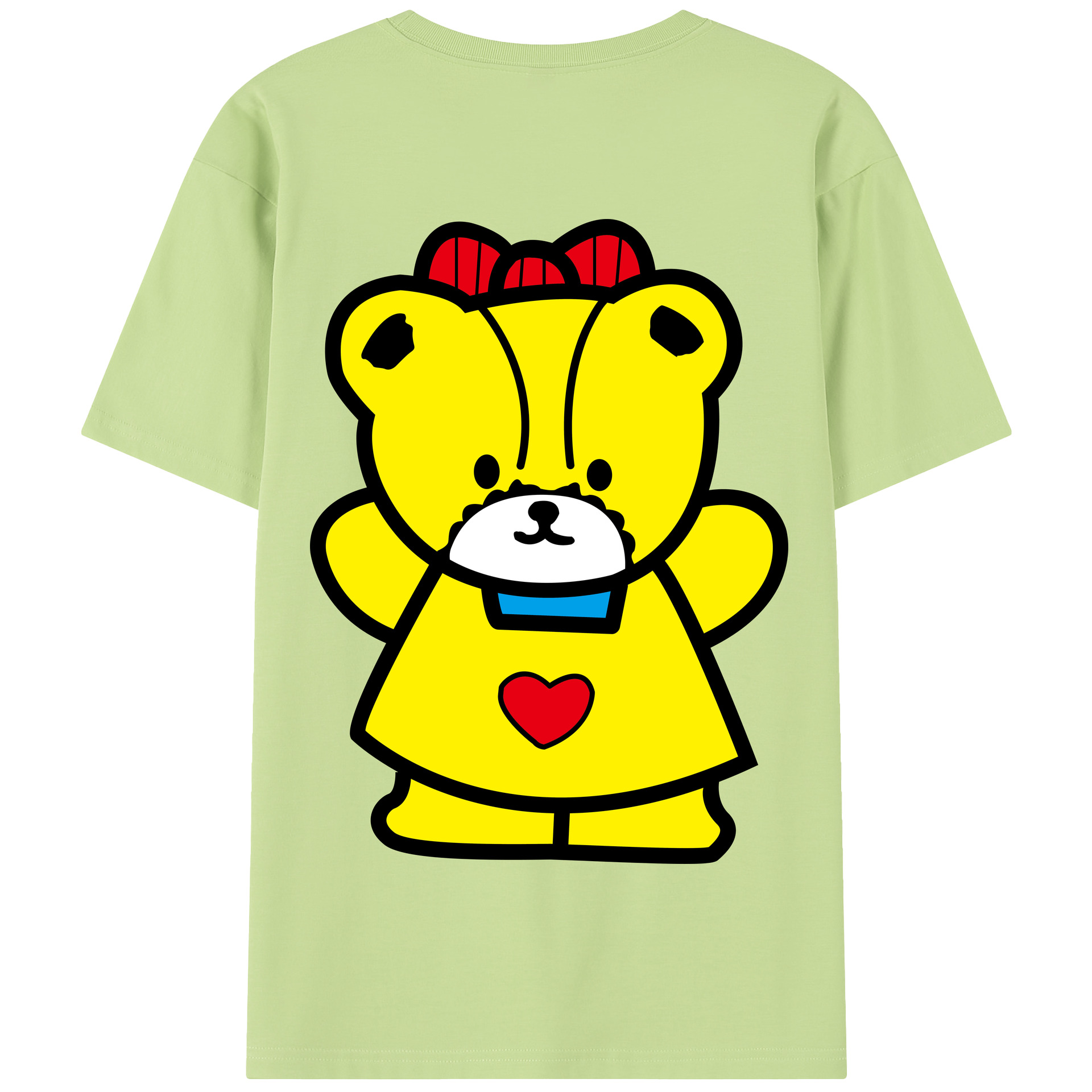 （画像用） Hello Kitty ハローキティ 綿100％半袖Tシャツ（背面プリント）